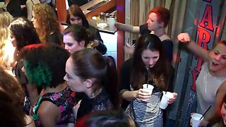 Women Dance And Group Fuck Ride In Private Sex Club With