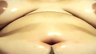 Chinese SSBBW Obese in Bondage Legs Spread - Desperate for Big Cock & Creampie