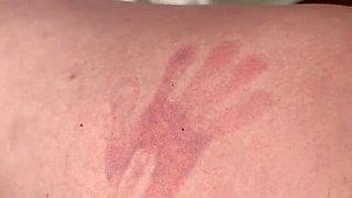 Palm Paddle Spanking and Aftermath Compilation From Trip 4
