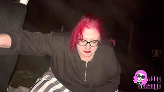 Pissing in the Snow at the Highway Parking Lot