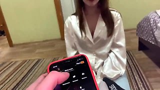 Petite sister explores forbidden anal pleasure in steamy POV session