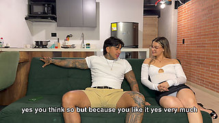 My Girlfriend Has No Idea That I'm Fucking Her Best Friend in the Living Room