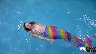 Lucy Lauren - Captive Mermaid Teases You In The Pool
