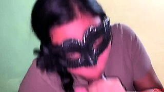 Submissive Latina Teen with Braces Gives POV Blowjob
