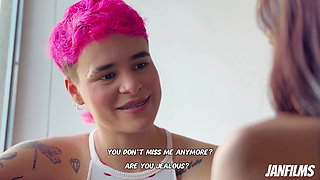 It's Not Jealousy! My Jealous Girlfriend Sucks My Vaginal Juices