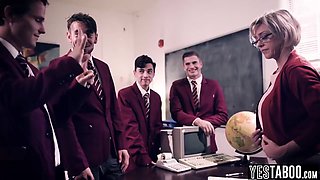 Horny Students 18+ Gangbang Huge Tits Bbw Mature Teacher