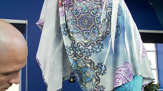 Cum on tits for the big ass MILF secretary