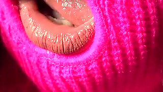 A Comes to My Apartment Wearing a Pink Mask and Then Finds the Camera and Starts Humiliating and Ignoring Me and Then