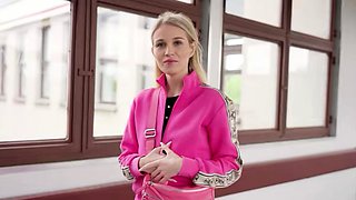 GERMAN SCOUT - Skinny blonde Nela Decker First Time Squirt