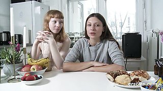 Nipple Sucking Between Natural Beauties
