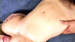 Astonishing blonde with natural tits Sunshine fucked by big dick