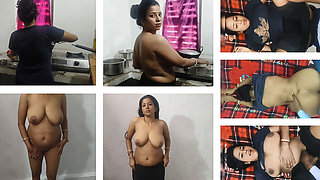Season 387. Bhabhi Fucking in Kitchen After Cocking Lick