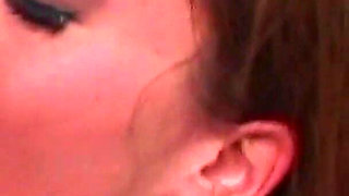 A Terrace Voyeur Is Peeking at Them While She Is Busy Indulging in a Blowjob.