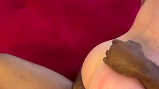 Curvy blonde enjoys passionate interracial hardcore fun