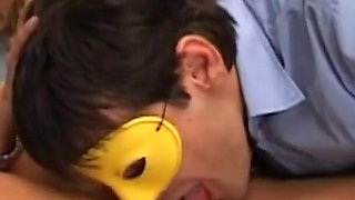 Beautiful Masked MILF Horny Enjoys with Huge Amateur Cock in Her Pussy Which Then Cums on Her Big Tits