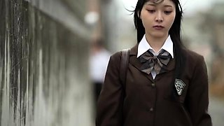 Wet Japanese blowjob and good hardcore sex