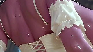 Blindfolded Dark Elf Bride Gets Fucked in Church