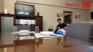 Videos for Fans: My Stepson Comes to My Table to Seduce Me