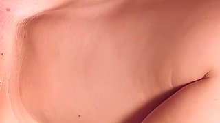 Tied Down with a Big Dildo on a Fucking Machine While Steadily Masturbating the Clit