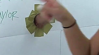 Cum Slut Teen Isabella J in Amateur Gloryhole Gangbang with Older Guys