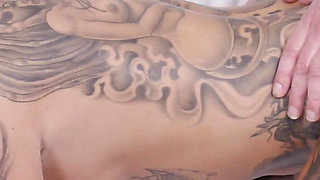 Mormon MILF Goes Double Vag Featuring Stephanie Love with Brian Omally and James Angel