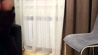 Romantic Tease in Fur for BDSM Blowjob