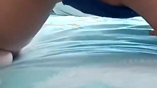 Spanish MILF Pumping Big Clitoris Until She Cums