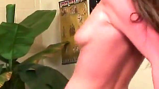 Cute brunette teen fucked in the classroom and milked in mouth