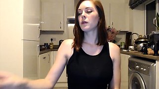 Cute blonde amateur webcam teen masturbating