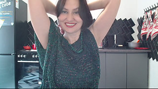 Spitting on the tits flows to the hairy cunt