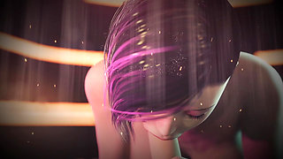 Neon Dreams VR - Hot sexy girl with big tits moans hard during rough fuck in cyberpunk world