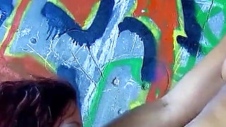 Sexy skinny redhead teen Dixie fucked to orgasm by her stepbrother with a big cock