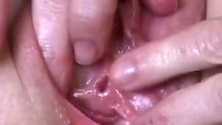 Blonde mature with big tits swallows hot cum from a glass