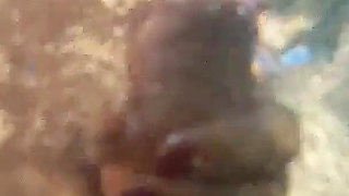 Sexy skinny teen Megan fucked by step dad while bathing on the beach