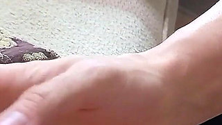 Slut Girlfriend Squirts and Ruins Her Gym Outfit