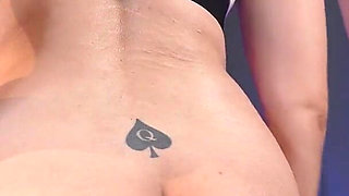 Chastity Slave Getting Balls Slapped by Mistress