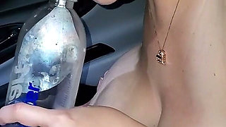 Nipple Sucking in the Car
