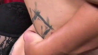 Teeny in Gangbang Paraded by Dominatrix