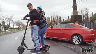 Jordi El Nino Polla’s Sexy Scooter Public Heat