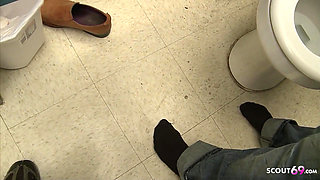 Blonde Skinny Teen Nicole Secretly Fucked on the Roof by Her Step Brother