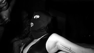 I cum on my wife's face while a fan fucks her ass