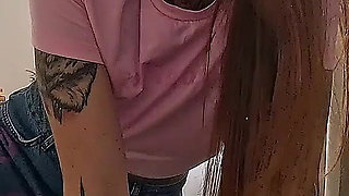 I Let My Boyfriend Fuck My Older Friend! Birthday Suprise