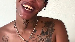 Sexy Afro-latina Does Quick Interview Before She Gets Fucked by Big Black Cock!