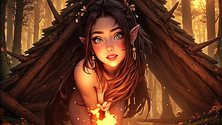 Thessia and the Hunter PART 1 ASMR JOI Ahegao Face