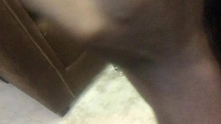 Petite Ebony Teen  Student in  HOT Sex & Slow Blow Job CLOSE Up