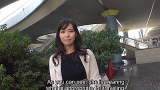 Hot springs sex scene with a horny Japanese bombshell