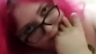 Double Amputee Striptease, Sucks Her Foot and Jumps