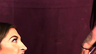 Stunning CFNM babes wanking a guy