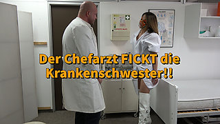 The Chief Physician Fucks the Young Nurse!
