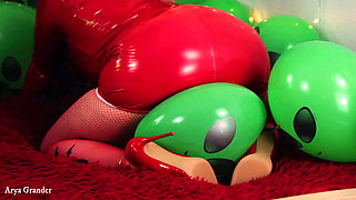 Compilation of Air Ballons Latex Fetish Video